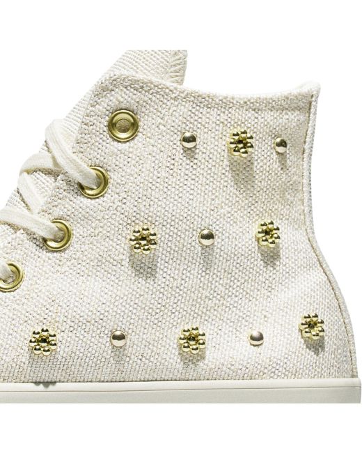 Converse White Canvas High-Top Trainers