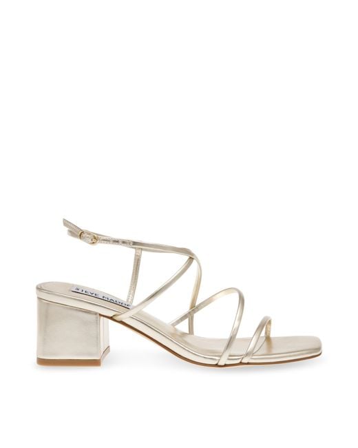 Steve Madden White Heeled Sandals