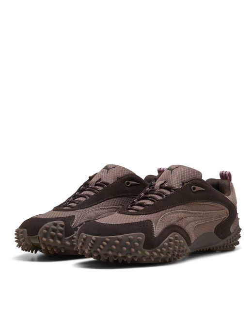 PUMA Brown Mostro Low-Top Trainers