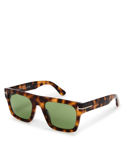 Tom Ford Green Cyrpus Square Sunglasses for men