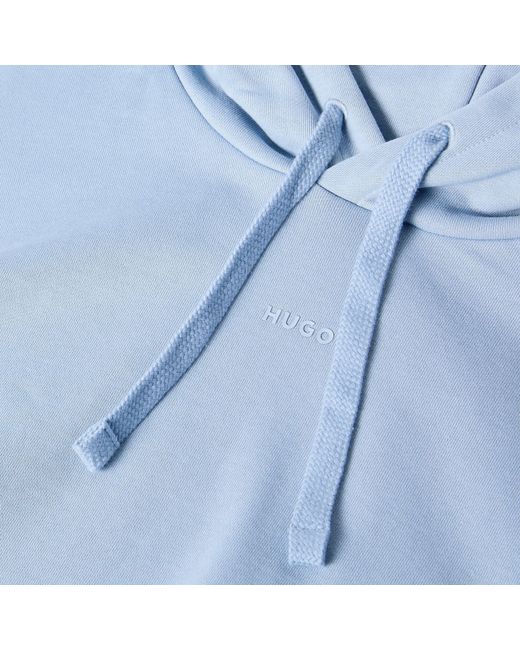 HUGO Blue Logo Hoodie for men