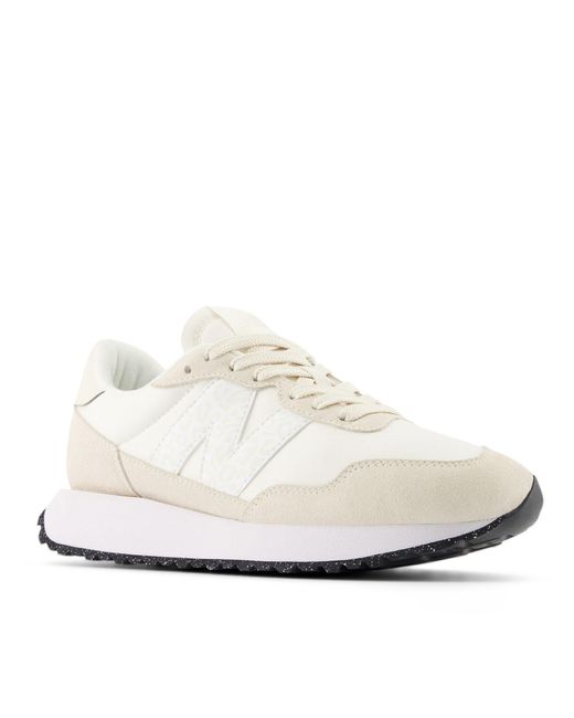 New Balance White 237