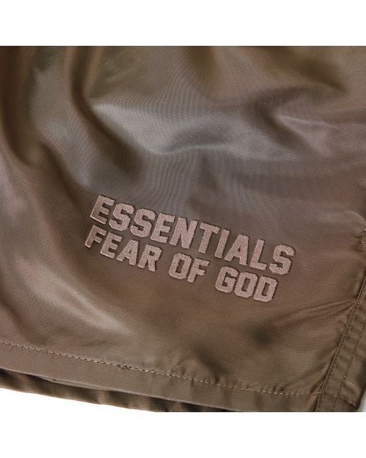 Fear Of God Gray Adults Fleece Jogger Shorts