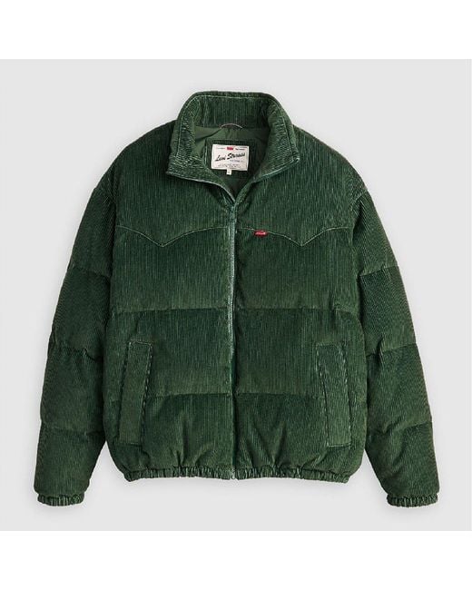 Levi's Green Medium Puffer Jacket for men