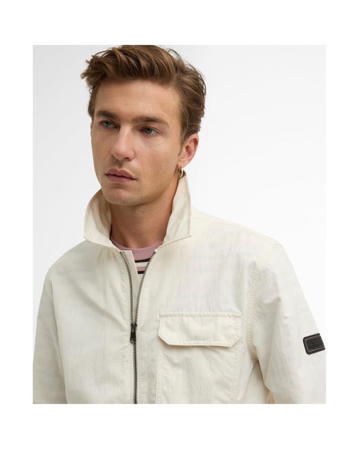 Barbour White Overshirt for men