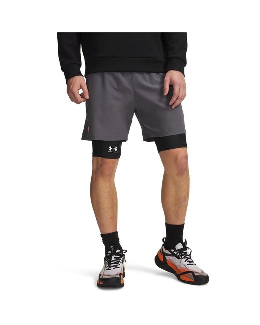 Under Armour Gray Ua Vanish Woven 6In Shorts for men