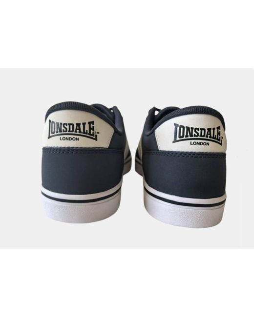 Lonsdale Blue Lace Up Water Resistant Low-Top Trainers for men