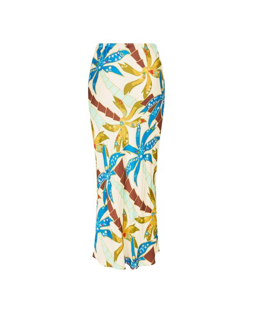 Never Fully Dressed Blue Palm Dorris Skirt