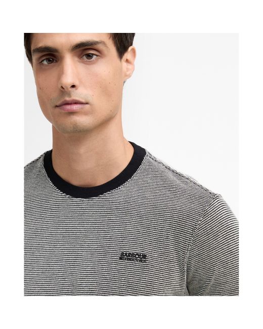 Barbour Gray T-Shirt for men