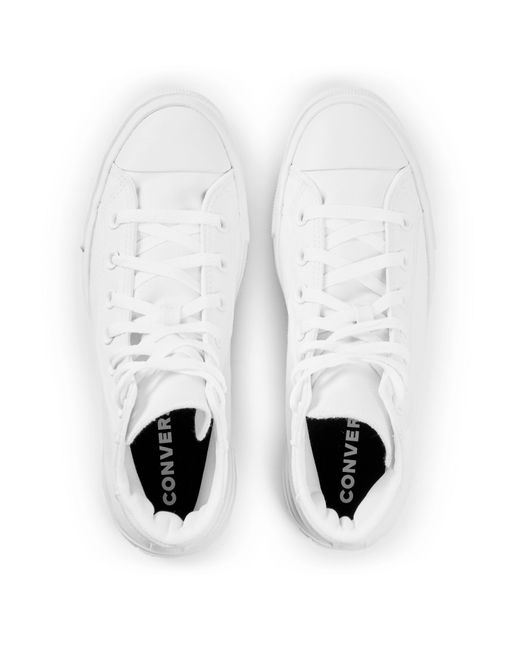 Converse White Day One Pit Canvas High-Top Trainers