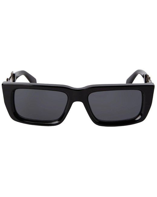 Palm Angels Blue Milford Rectangle Sunglasses for men