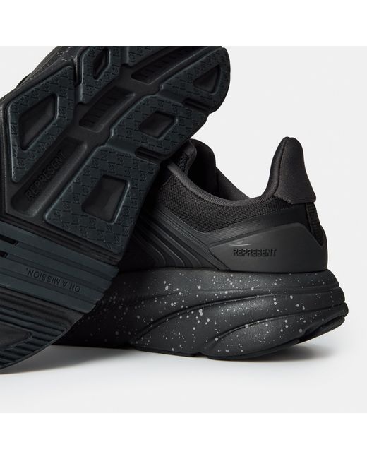 REPRESENT 247 Black Arc-1 Running Trainers for men