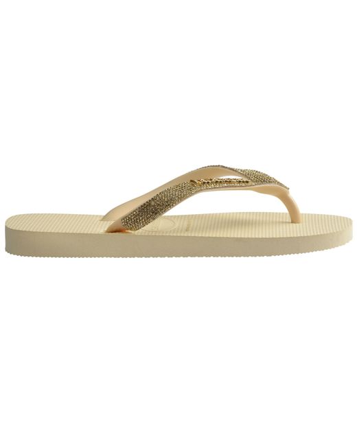 Havaianas Metallic Top Glow Flip Flops
