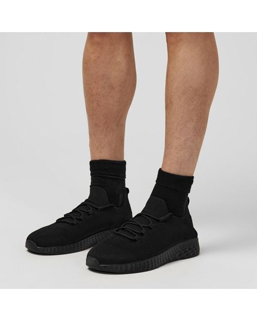 Fabric Black Santo Trainers for men