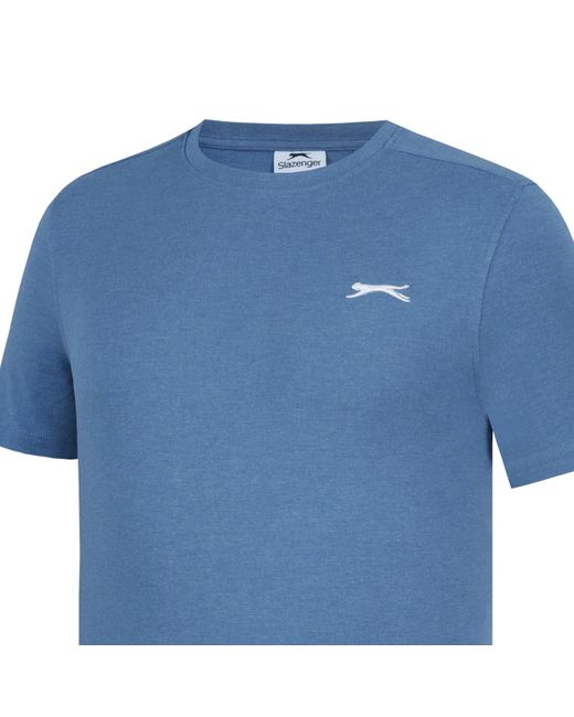 Slazenger 1881 Blue Plain T-Shirt for men