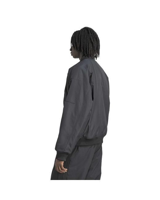 Adidas Gray Teamgeist Puffer Jacket for men