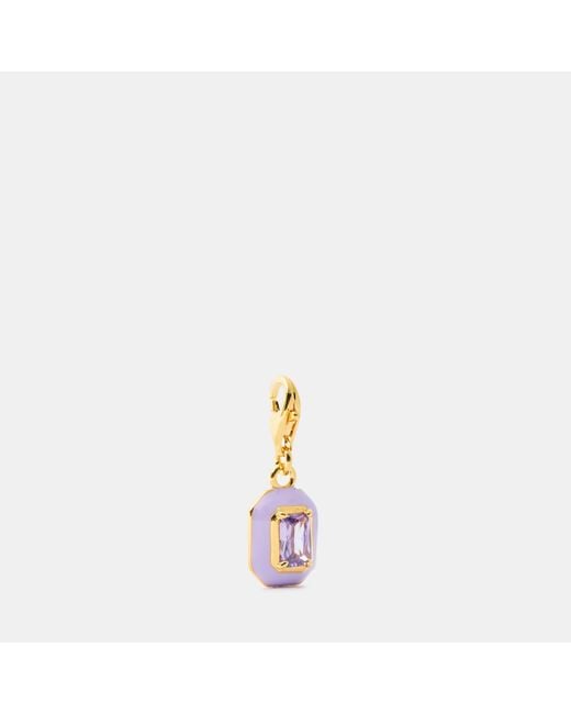 Thomas Sabo Metallic Chrome Octagon Pendant Charm