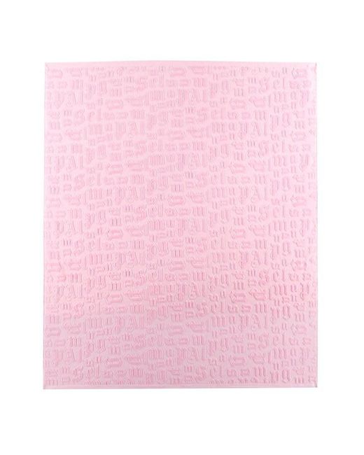 Palm Angels Pink Monogram Print Towel