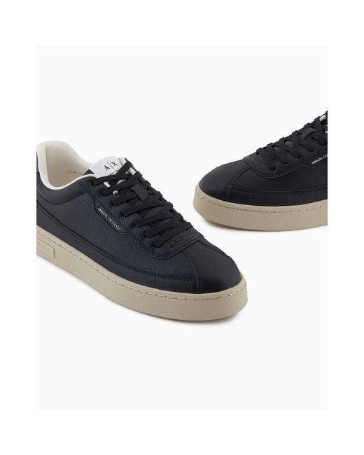 ARMANI EXCHANGE Blue Pool Sliders for men