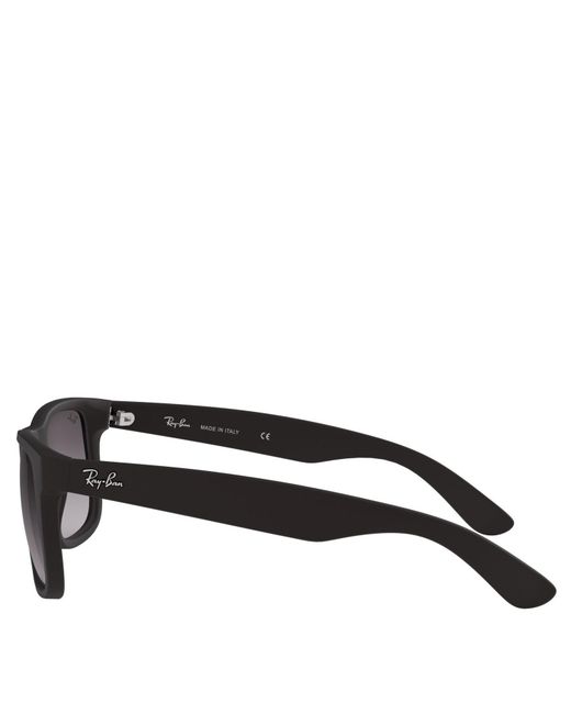 Ray-Ban Gray Justin Square Sunglasses