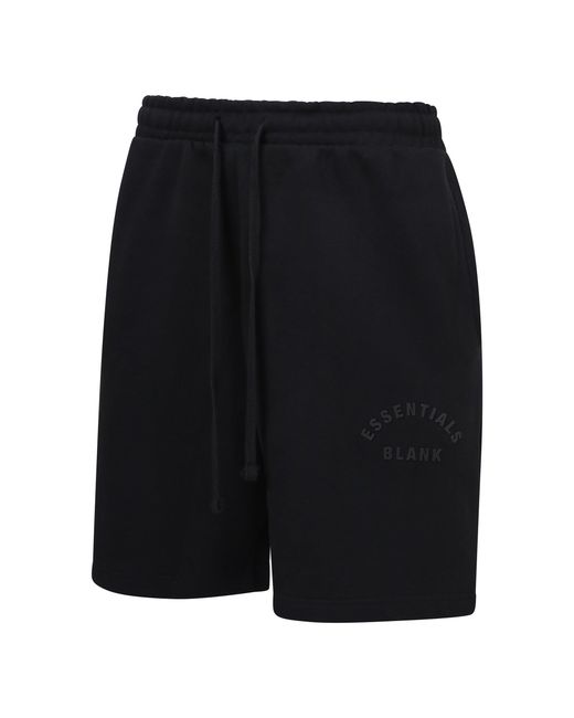 Blank Essentials Black Blank Arch Hd Print Short for men