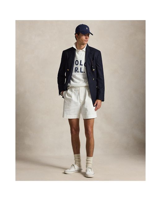 Polo Ralph Lauren White Crew Sweatshirt for men