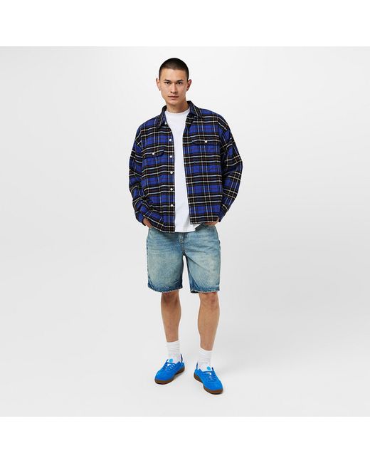 Pretty Green Blue Pg Ramblas Low-Top Trainers for men