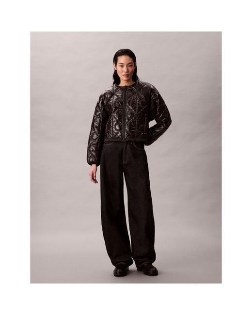 Calvin Klein Black Quilted Jacket