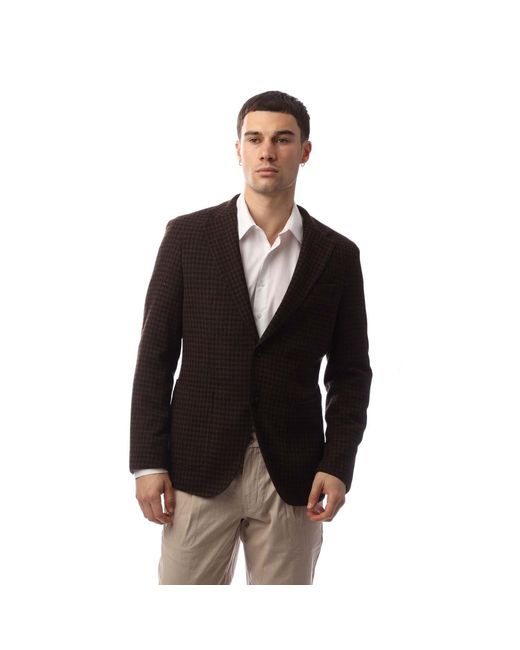 Boss Black Heston Structured Shoulders Tailored Fit Single-Breasted Formal Jacket for men