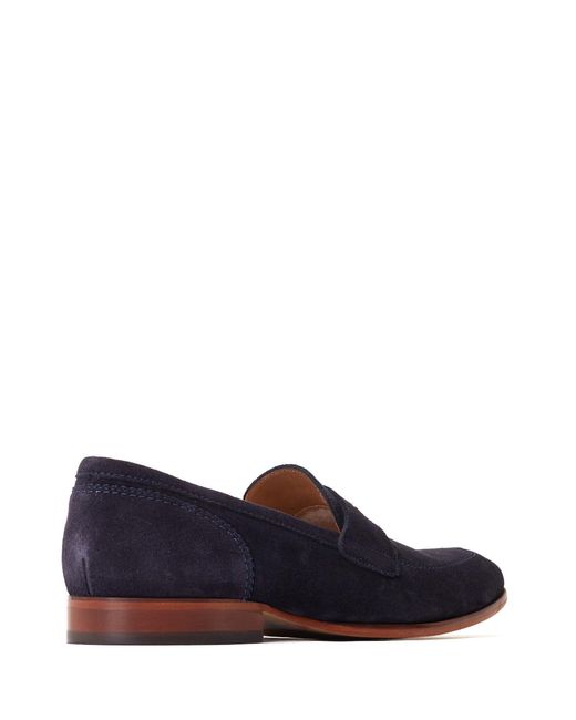 Base London Blue Bruno Penny Loafer for men