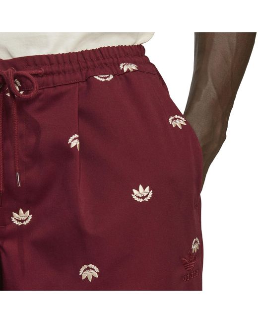 Adidas Originals Red Chinos for men