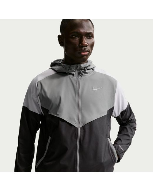 Nike Gray Windrun Jacket for men