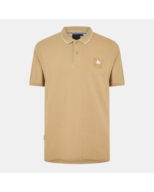 Money Natural Short-Sleeve Polo Shirt for men