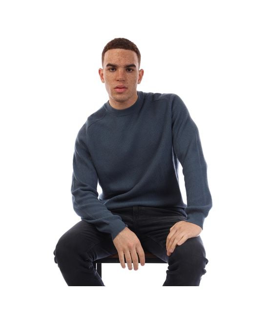 Boss Blue Ferro E Knitted Top for men