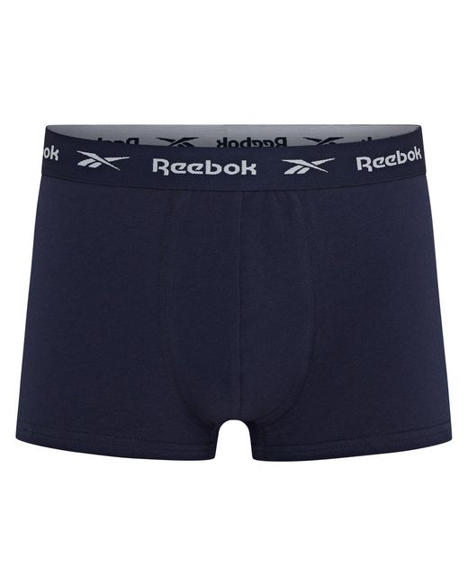 Reebok Blue 5 Pack Trunks for men