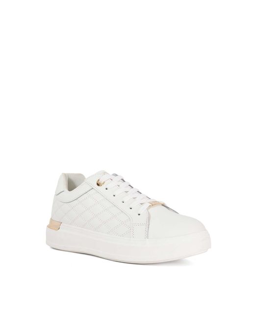 Dune White Elba Platform Trainers