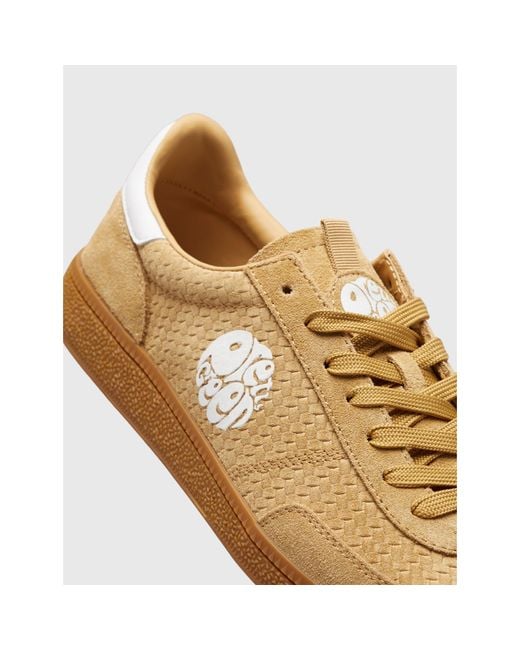 Pretty Green Natural Low-Top Trainers for men