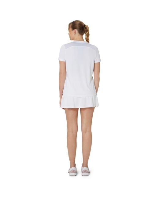 Asics White Court Ss Top T-Shirt