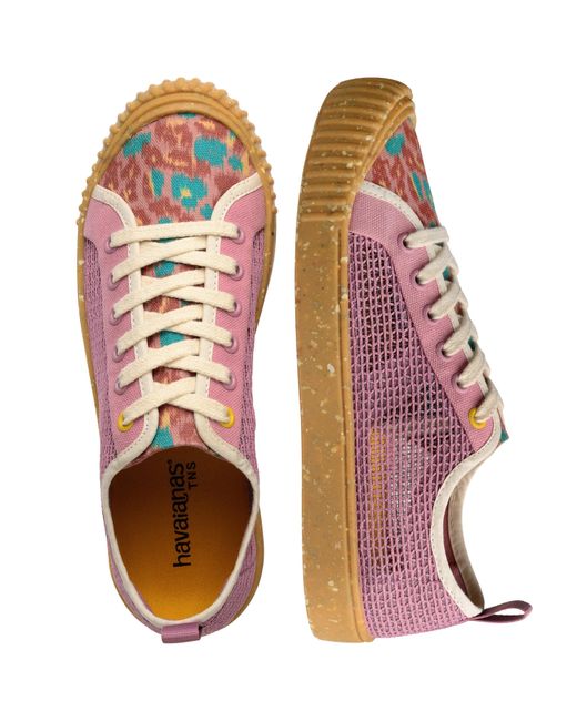 Havaianas Pink Tns Sneakr Flip Flops