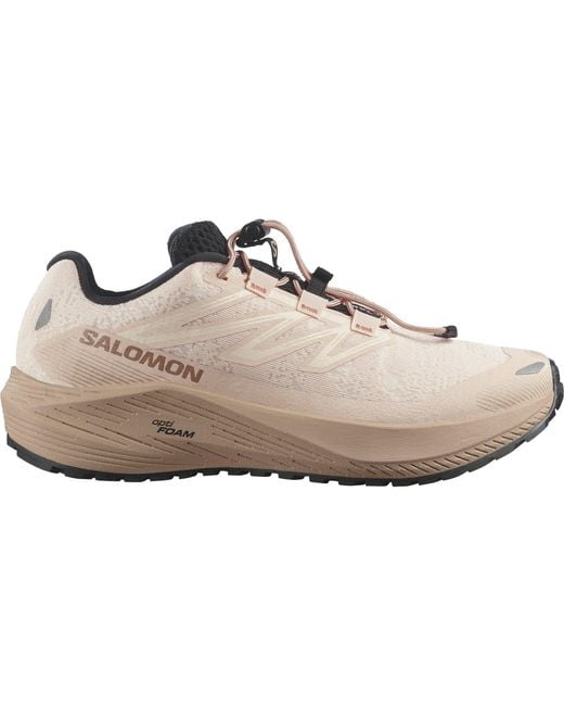 Salomon Gray Aero Flow Gravel Trail Running Shoes
