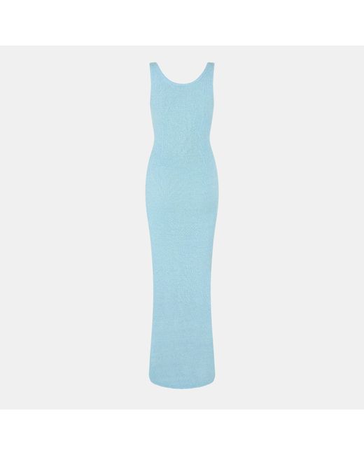 Asta Resort Blue Ana Long Flowing Maxi Dress