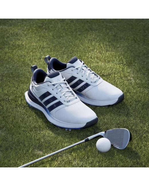 Adidas Blue Spiked Golf Shoes for men