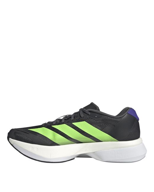 Adidas Green Adizero Boston 13 Road Running Shoes for men