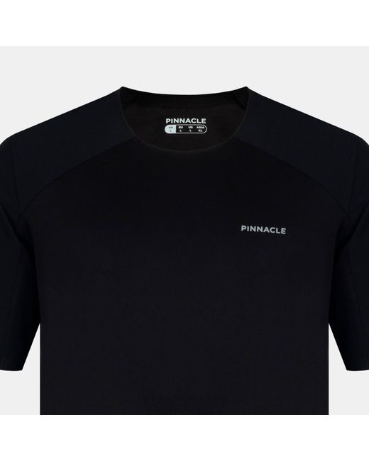 Pinnacle Black Short Sleeve Mtb Jersey for men