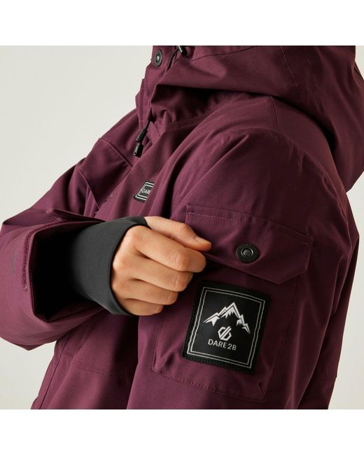 Dare 2b Red Ski Life Recycled Waterproof Breathable Insulated Waterproof Jacket