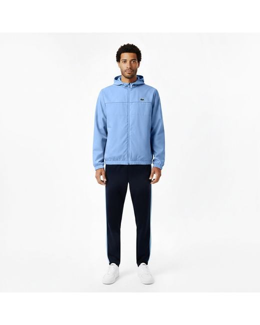 Lacoste Blue Full-Zip Track Jacket for men