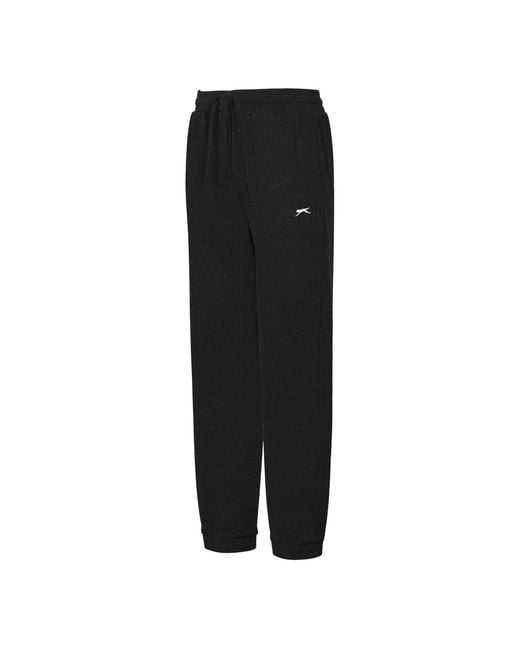 Slazenger 1881 Black Interlock Closed Hem Pant