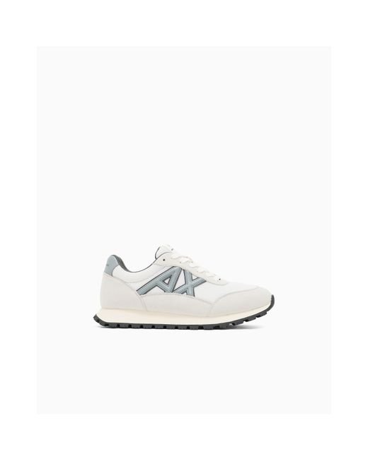 ARMANI EXCHANGE White Runners for men