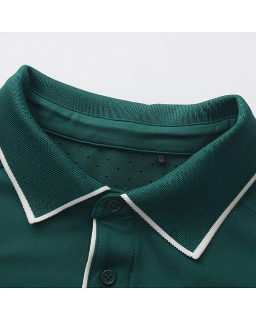 Slazenger 1881 Green Tennis Short Sleeve Performance Polo Shirt for men