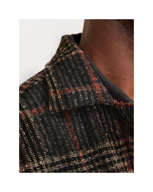 Jack & Jones Black Boucle Overshirt for men